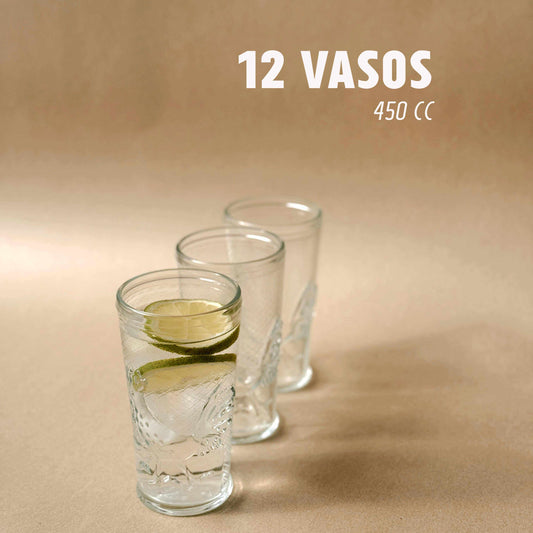 Vasos Gallo Agranda’o 450 ml – Set de 12