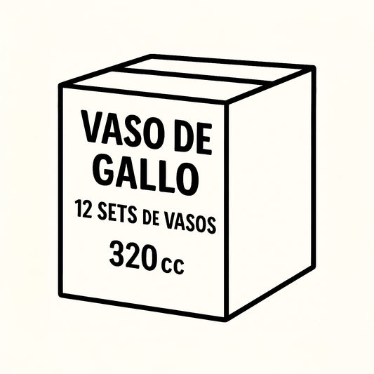 72 Vasos de Gallo Clásico - Master Pack
