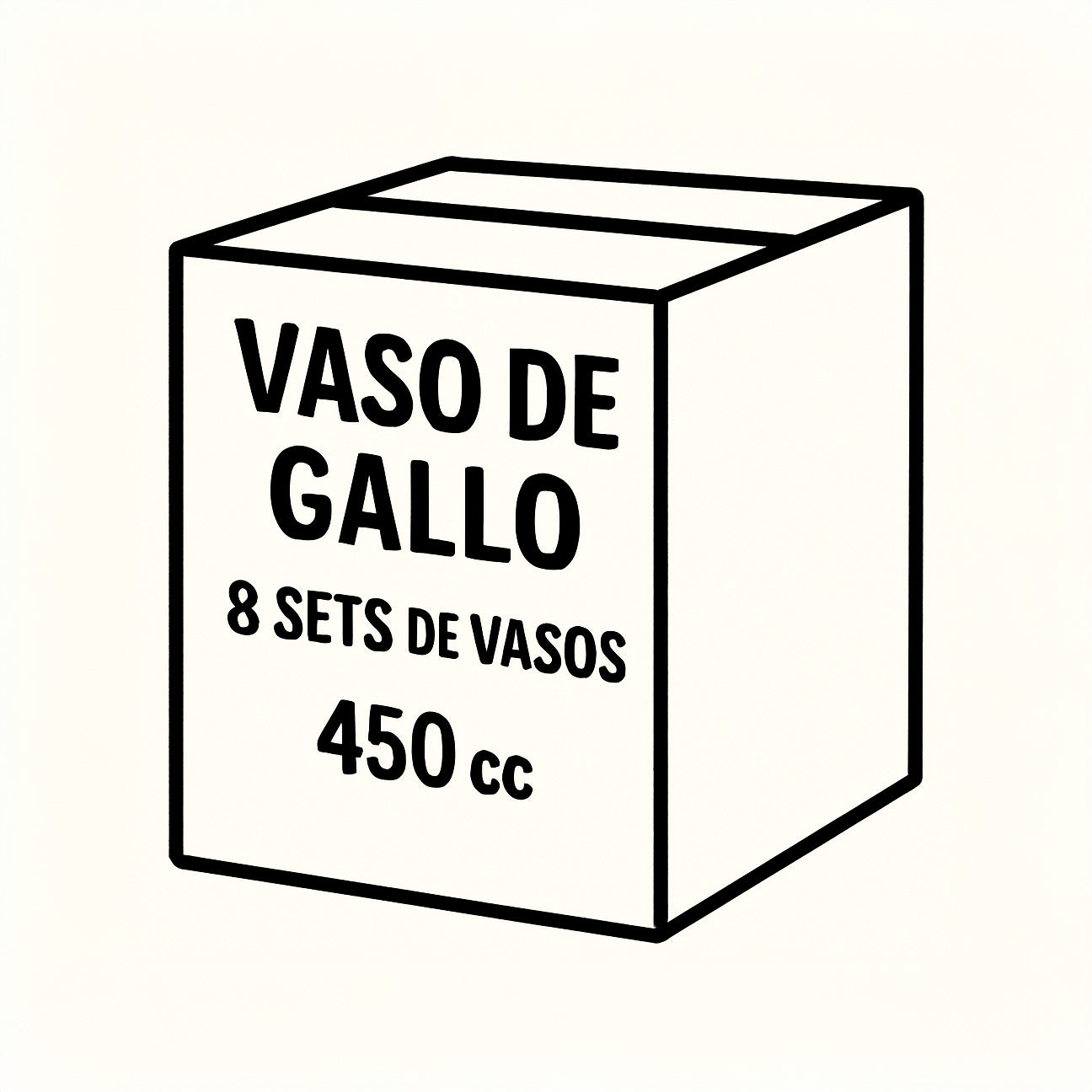 48 Vasos Agranda'o - Master Pack