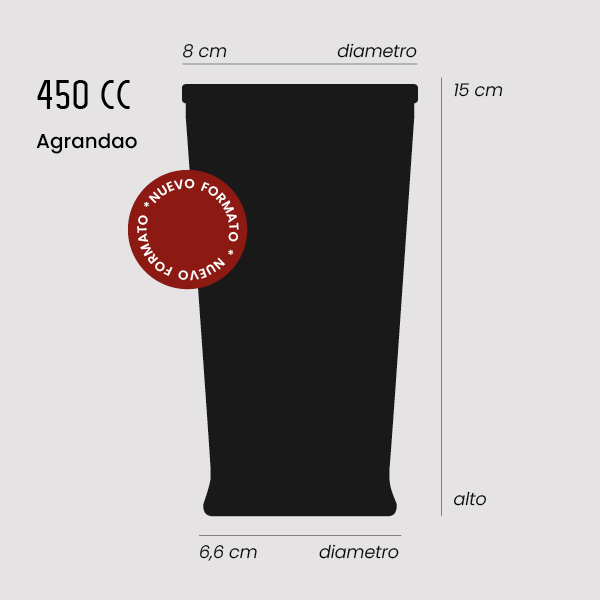 Vasos Gallo Agranda’o 450 ml – Set de 6